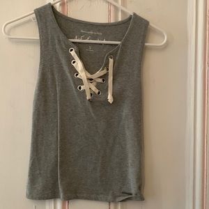 Grey Abercrombie tank size small